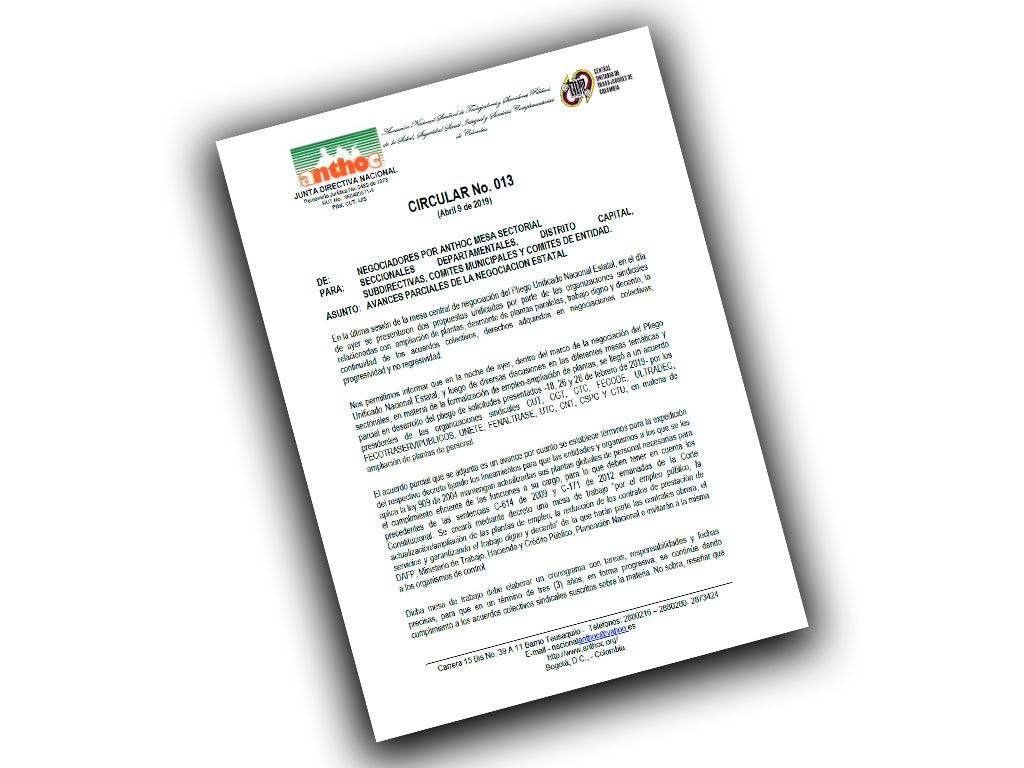 circular no 013 2019 avances parciales negociacion estatal imagen