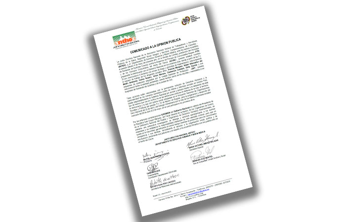 comunicado a la opinion publica rechazo atentado comunidades cauca images