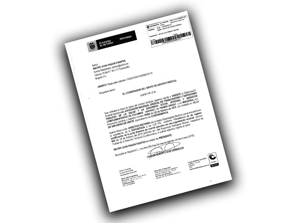 documentos deposito junta nal imagen